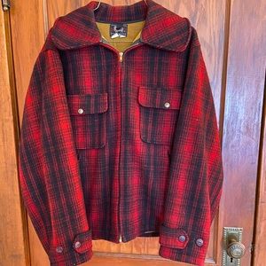 Vintage Woolrich Mens 40 Plaid Hunting Jacket WOOL